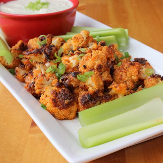 Buffalo Cauliflower Bites