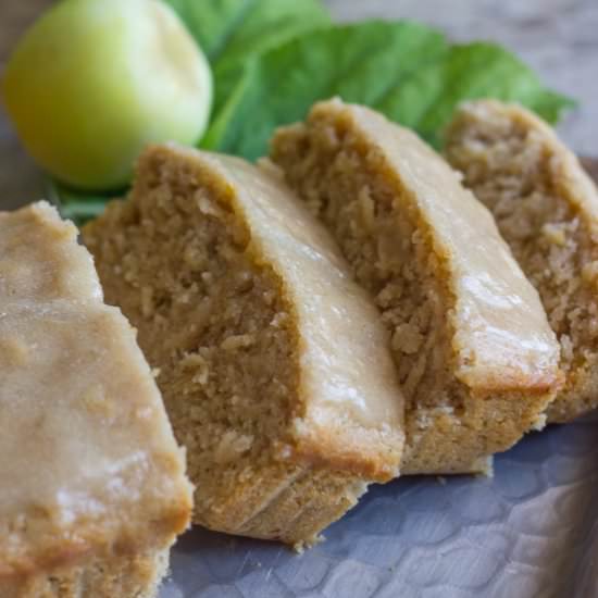 Glazed Apple Cinnamon Oatmeal Bread