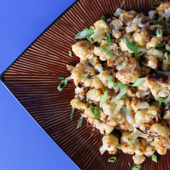 Orange Glazed Cauliflower
