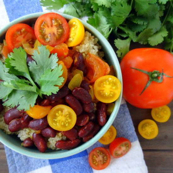 Rajma Quinoa (Indian kidney beans)