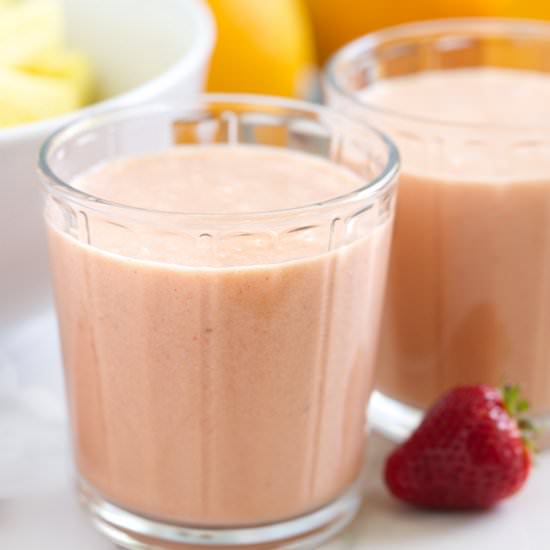 Tropical Strawberry Bliss Smoothie