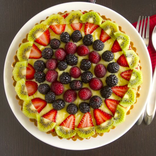 Berry Custard Tart