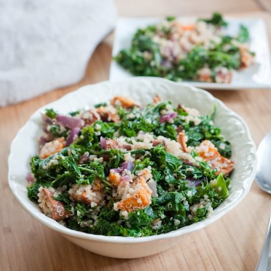 Sweet Potato, Kale and Quinoa Salad