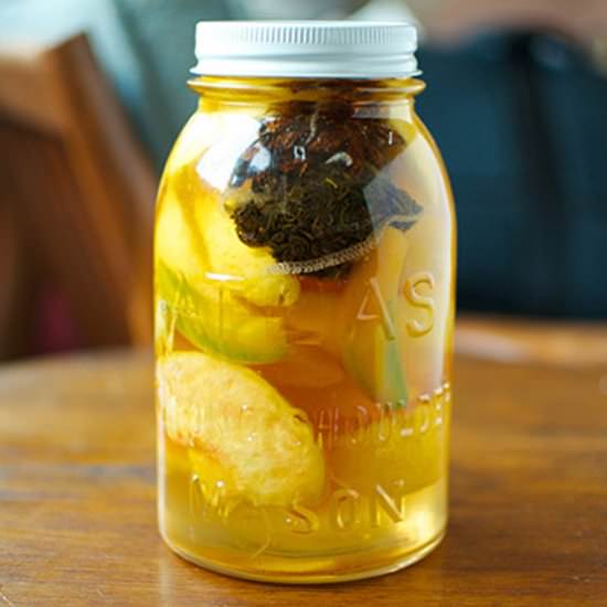 Pickled Jasmine Peaches