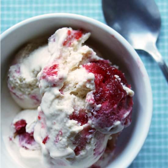 Peanut Butter and Jelly Ice Cream
