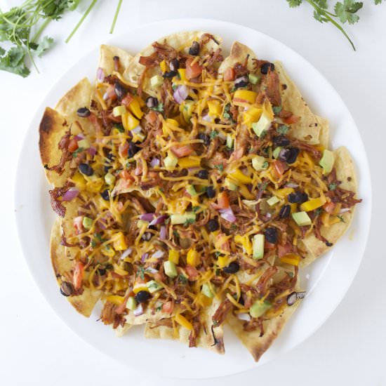 Mexican BBQ Chicken Nachos