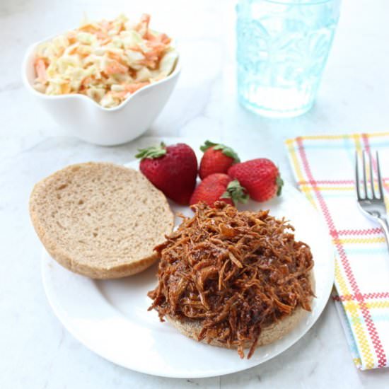 Crockpot Cheerwine BBQ Chicken