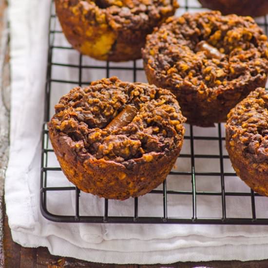 Chocolate Zucchini Protein Cups