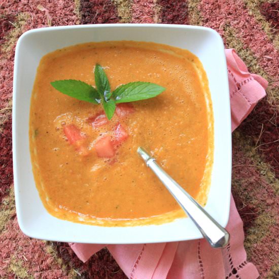 Watermelon gazpacho