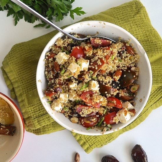 Moroccan Style Quinoa and Fish