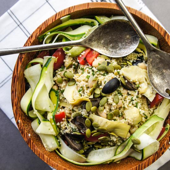 Artichoke Millet Power Salad
