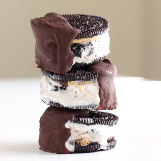 Dark Chocolate Ice Cream Sandwiches