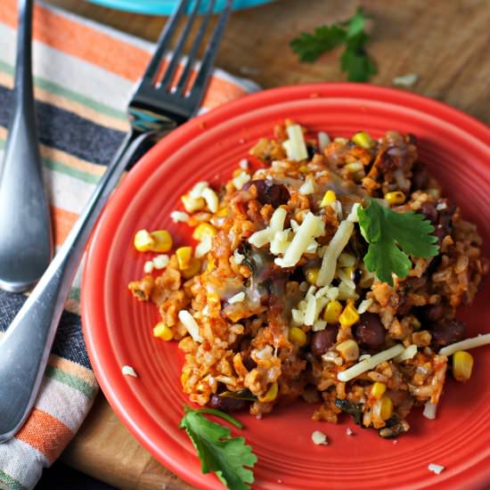 Rice and Bean Casserole