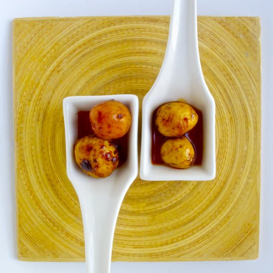 Potatoes in chipotle-lime dressing