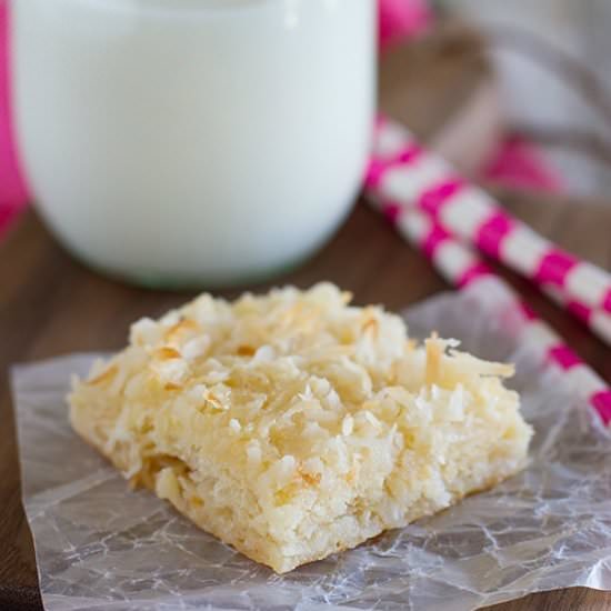 Coconut Macaroon Bars