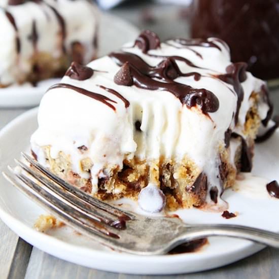 Chocolate Chip Cookie Ice Cream Bar
