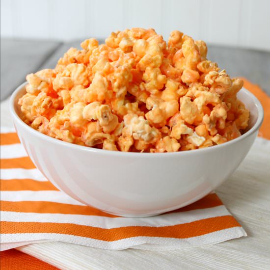 Orange Creamsicle Popcorn