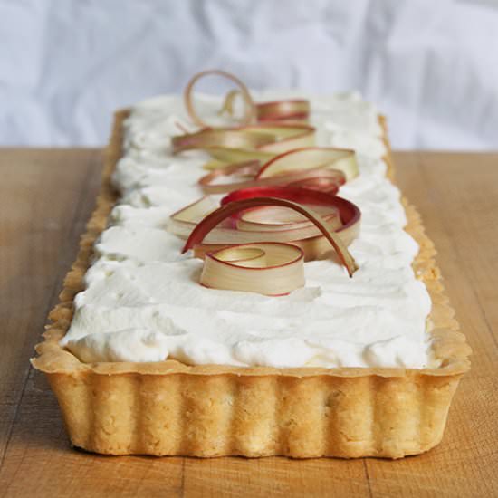 Creamy Rhubarb Tart
