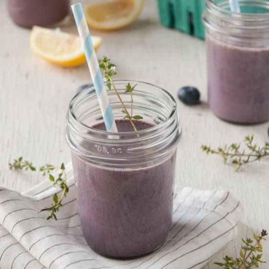 Lemon-Thyme Blueberry Smoothie