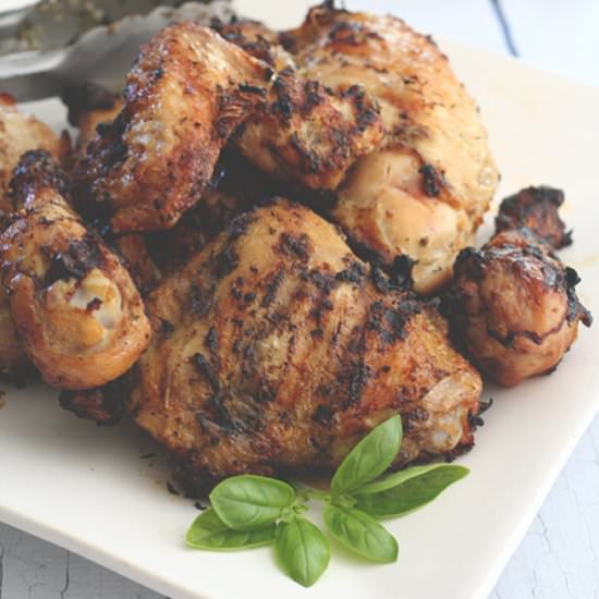 Coconut Basil Grilled Chicken