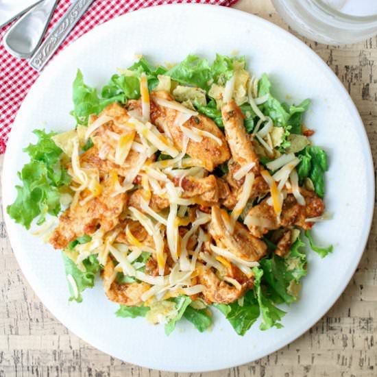 Easy Chicken Taco Salad