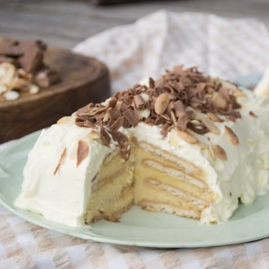 Biscotten Torte – Almond and Cream