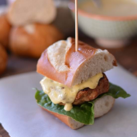 Atomic Pork Sliders & Mango Sauce