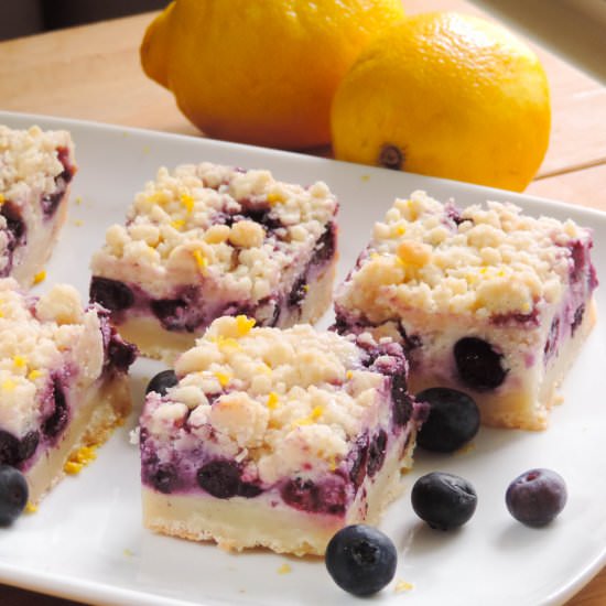 Blueberry Lemon Pie Bars