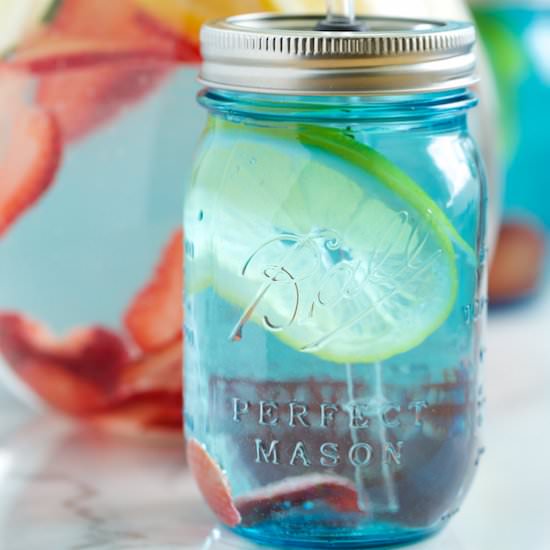 Strawberry Cucumber Spa Water