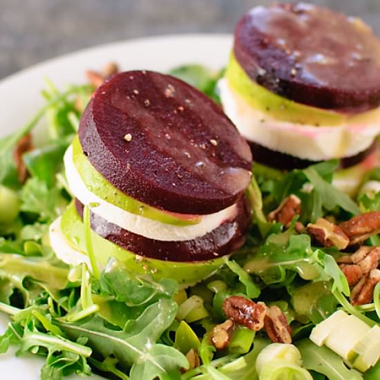 Beet, Avocado, & Mozzarella Salad