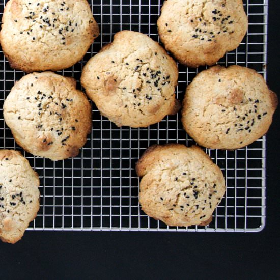 Sesame Halva Drop Biscuits
