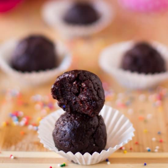 Raw Brownie Bites