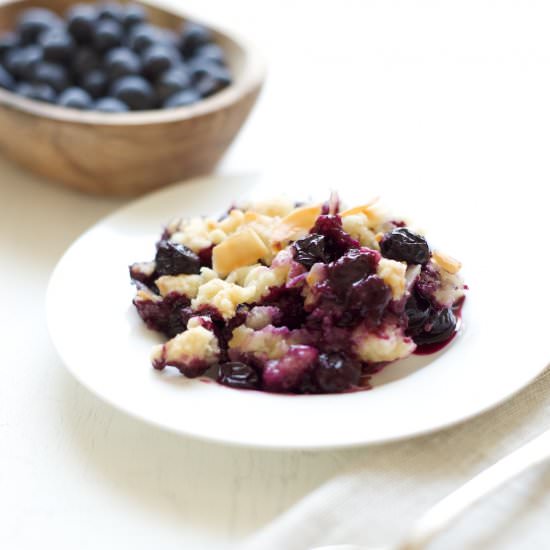 Blueberry Coconut Crumble