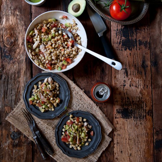 Grilled Corn and Crab Salad