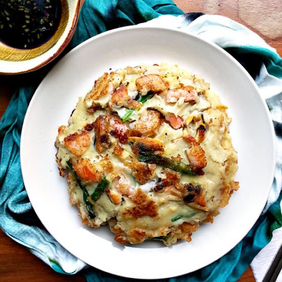 Seafood Scallion Pancake