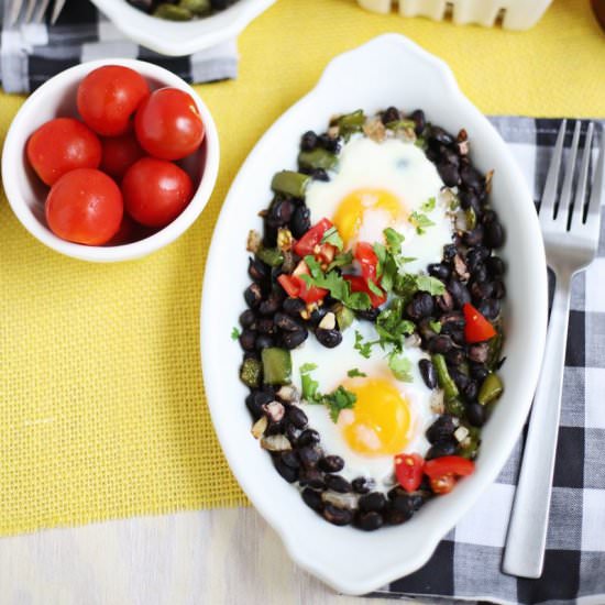 Southwestern Baked Eggs