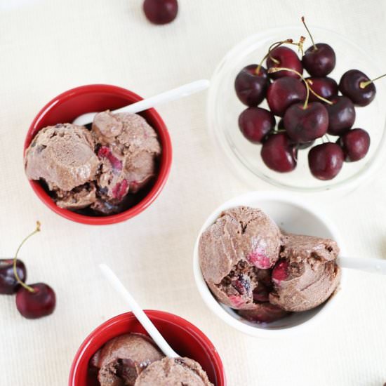 Chocolate-Covered Cherry Ice Cream