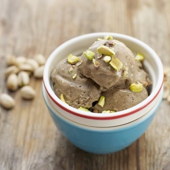 Mocha Pistachio Ice Cream