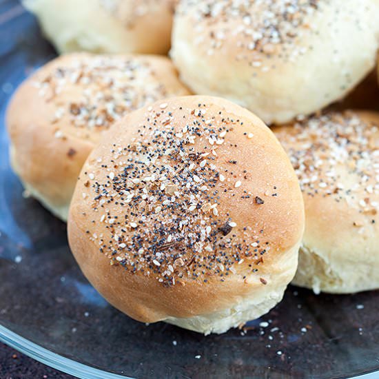 Everything Hamburger Buns