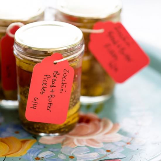 Zucchini Bread-and-Butter Pickles