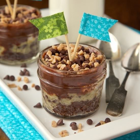 Rocky Road Fudge Jars