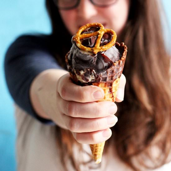 Pretzel Choc Tops