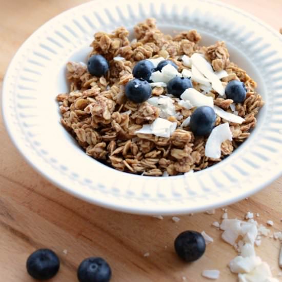 Healthy Honey Coconut Granola