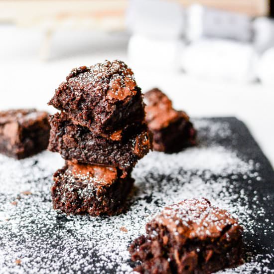 Chocolate Peppermint Crunch Brownie