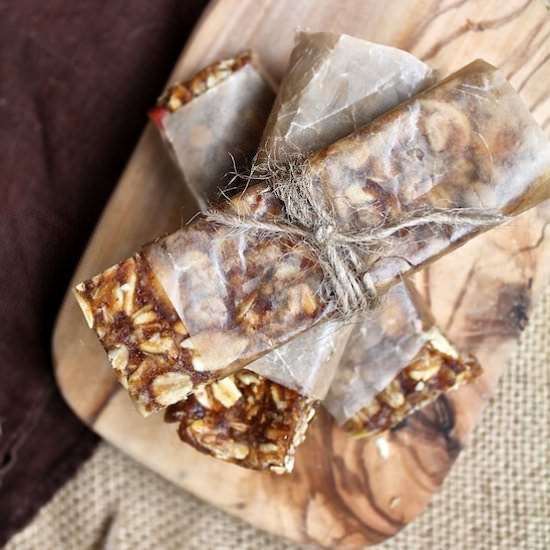 Chewy Peanut Butter Granola Bars