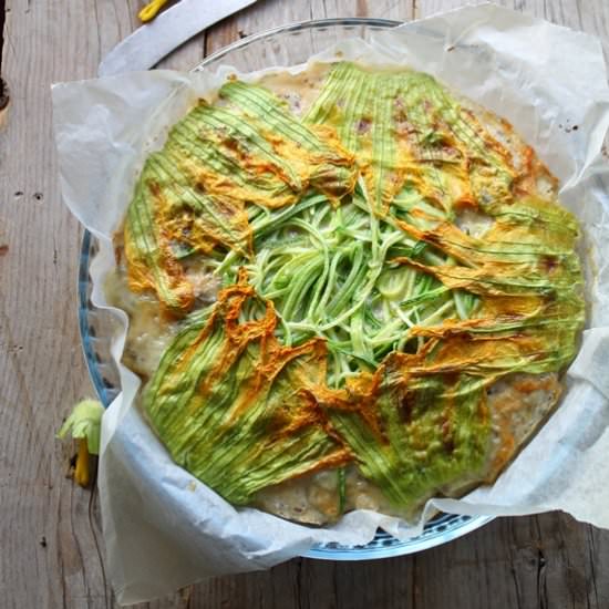 Millet Flour Cake with Zucchini