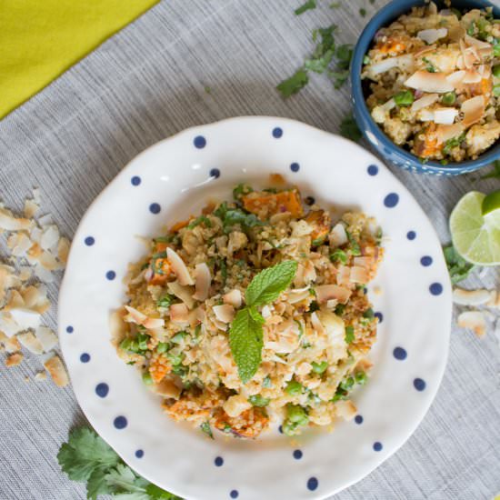 Cauliflower Samosa Salad