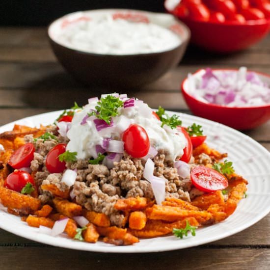 Loaded Sweet Potato Fries