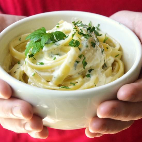Lemony Fettuccine Alfredo