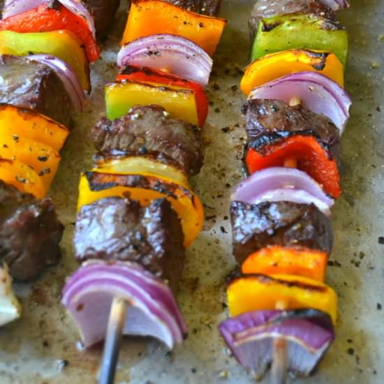 Steak Fajita Skewers